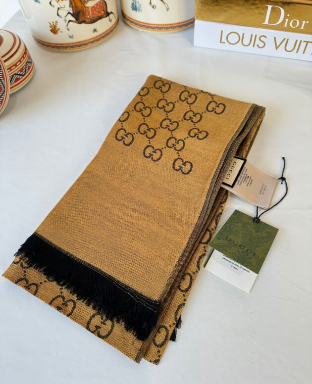 Gucci İthal Pamuk Yün İpek - Hardal