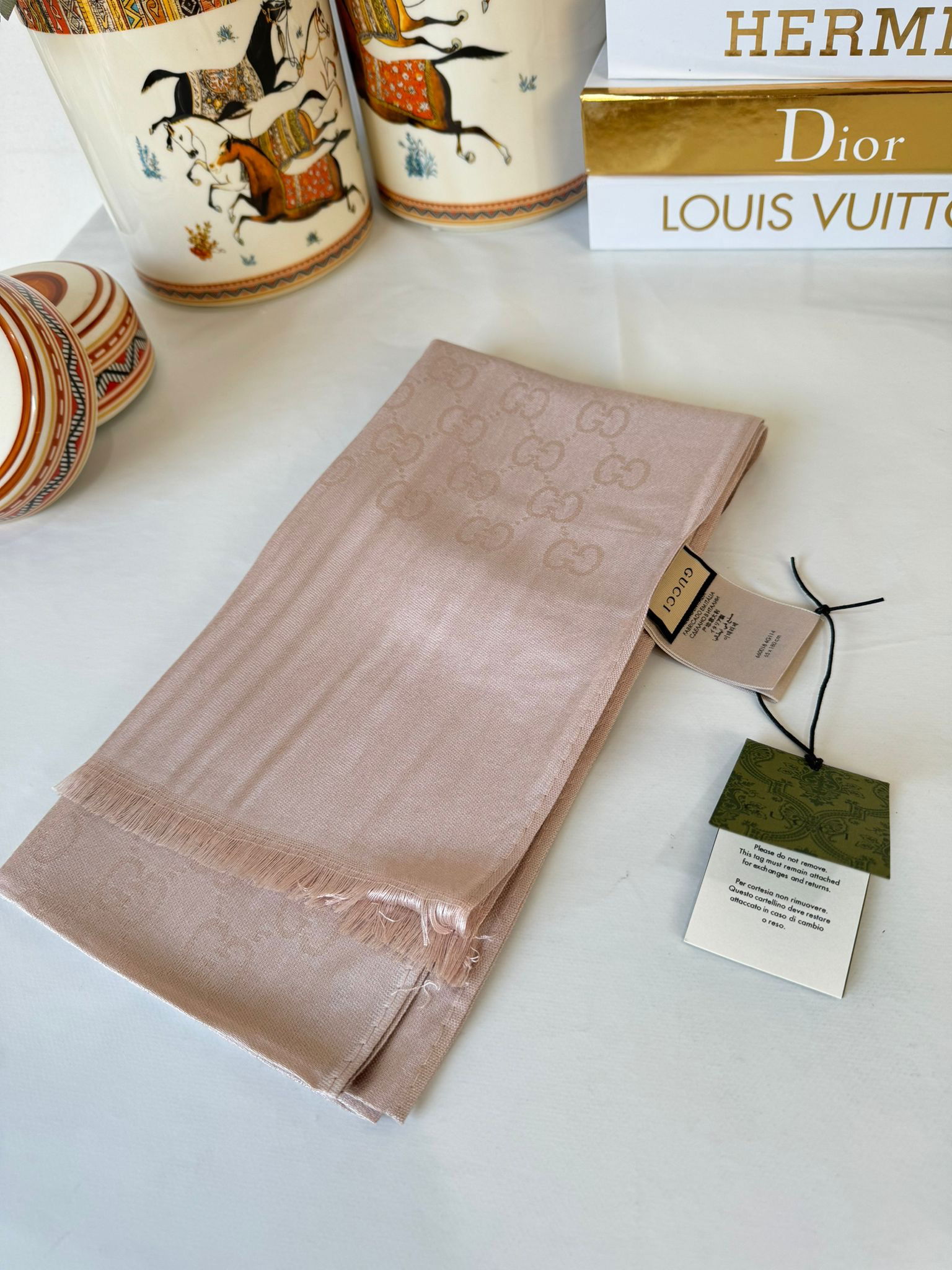 Gucci İthal Pamuk Yün İpek - açık vizon