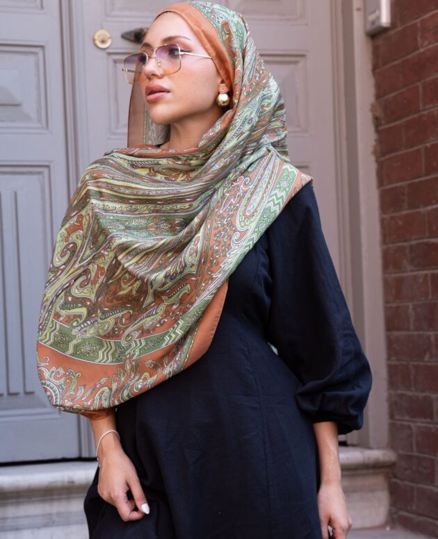 Etro Pamuk İpek Şal 52340 - soft turuncu