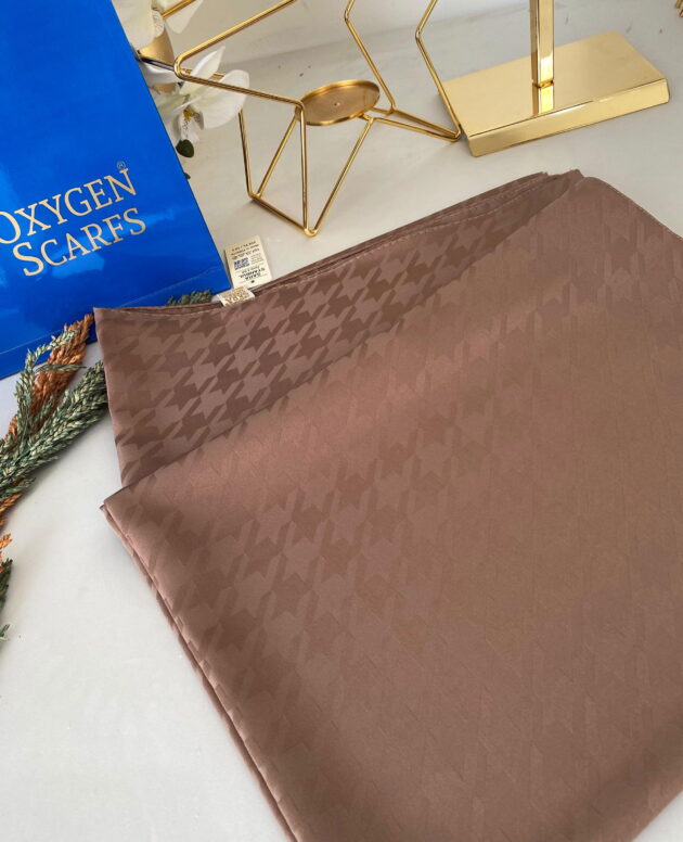 Kazayağı Desen Pamuk İpeksi Şal 44895 - Vizyon