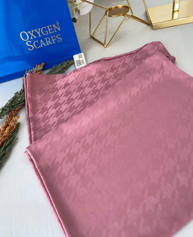 Kazayağı Desen Pamuk İpeksi Şal 44895 - Pamuk Şekeri