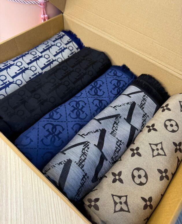 Çok Avantajlı Kutu 5'Li Kaşmir İpek Şal