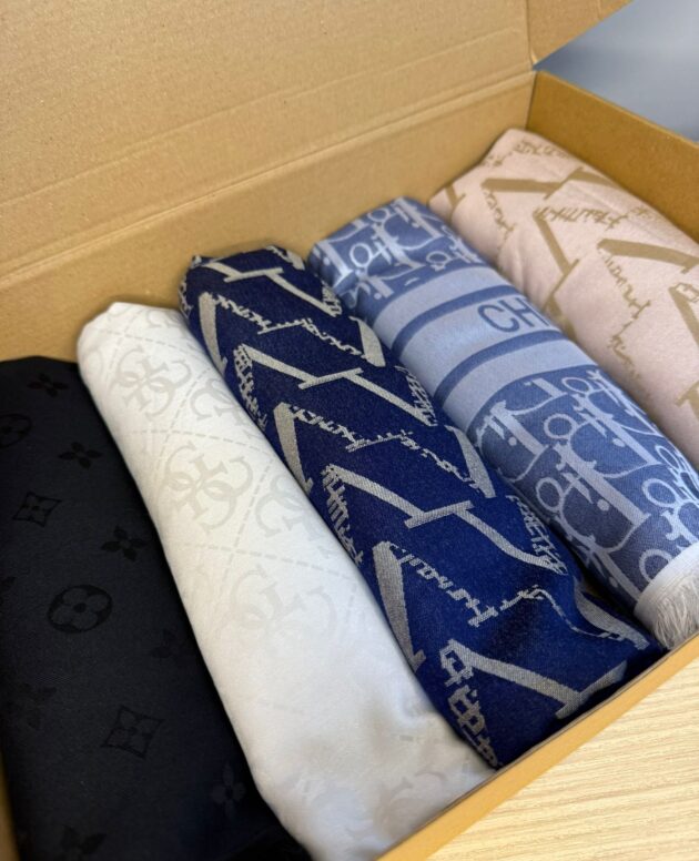 Çok Avantajlı Kutu 5'Li Kaşmir İpek Şal