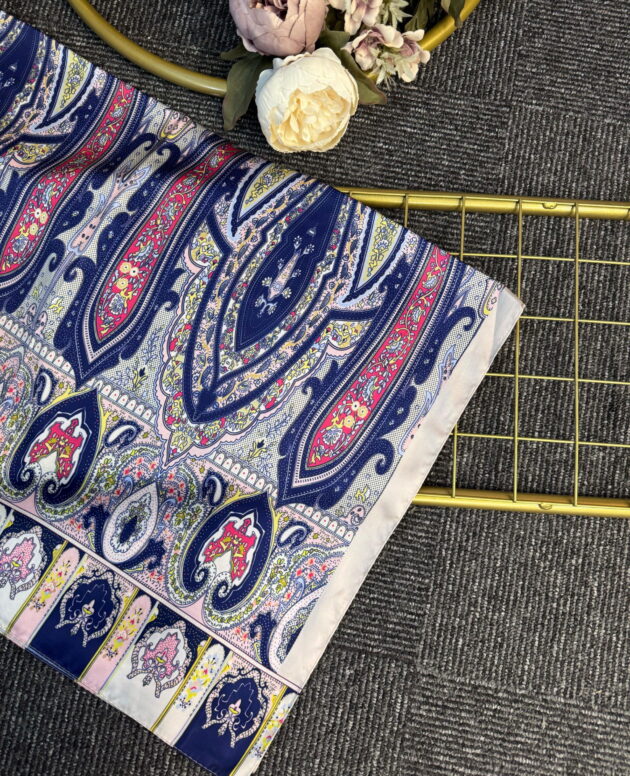 Anka Desen Vual İpek Şal-768568- Pudra