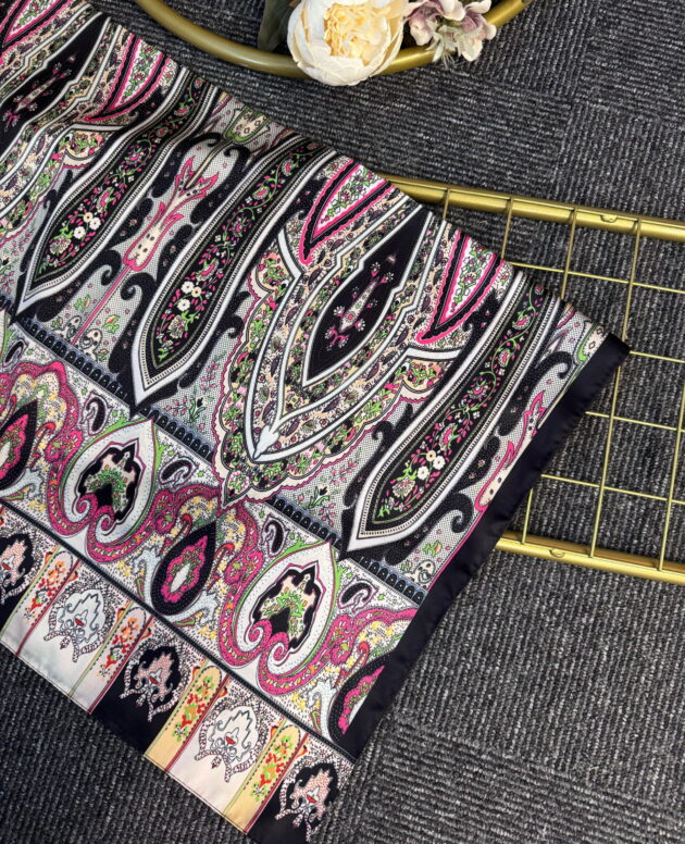 Anka Desen Vual İpek Şal-768568- Şeker Pembesi