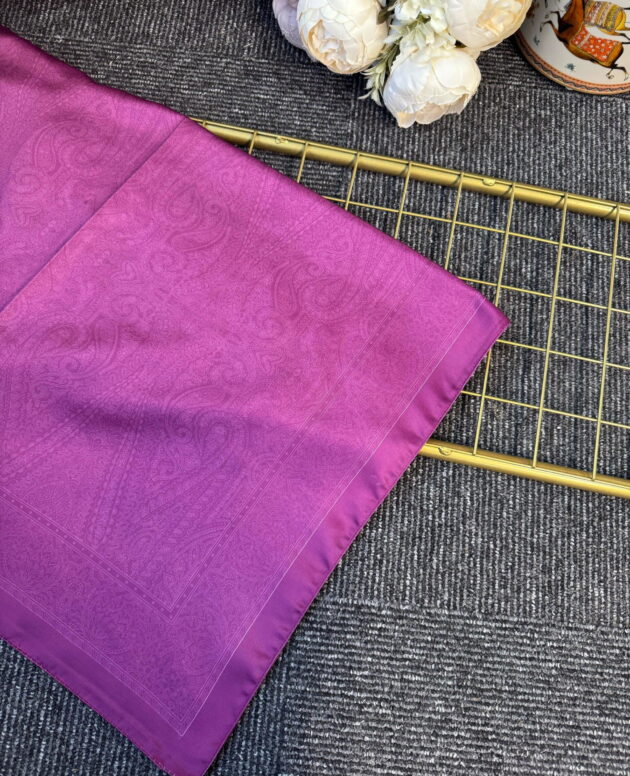 Nisyan Vual İpek Şal-901465-Mor