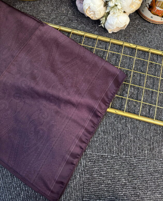 Nisyan Vual İpek Şal-901465-Acıkahve