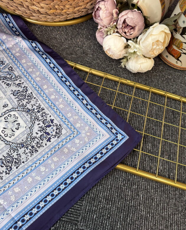 Lavinya Vual İpek Şal -4031152-Mor