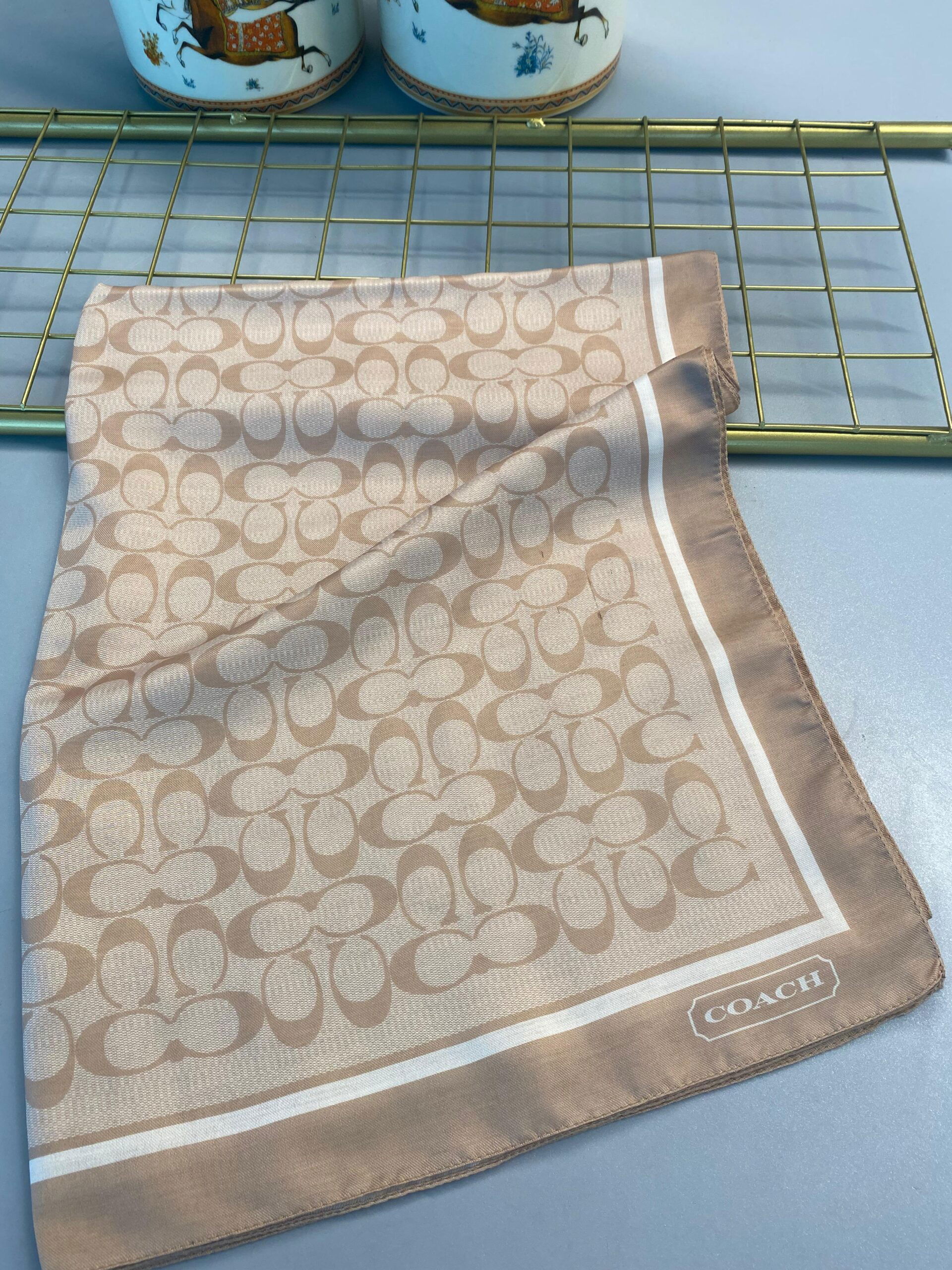 COACH DESEN PAMUK İPEK ŞAL-10006-MOCHA