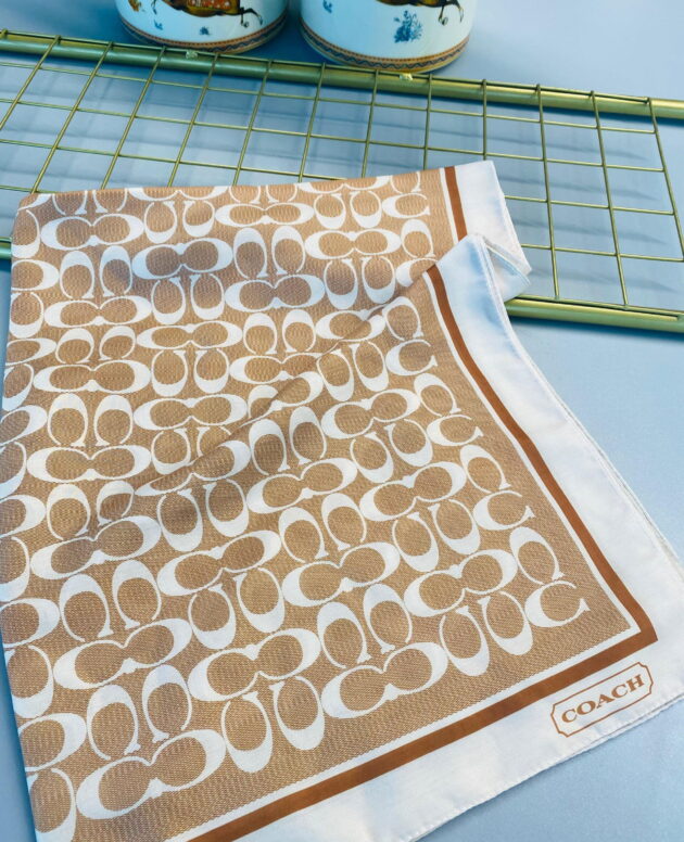 COACH DESEN PAMUK İPEK ŞAL-10006-KARAMEL