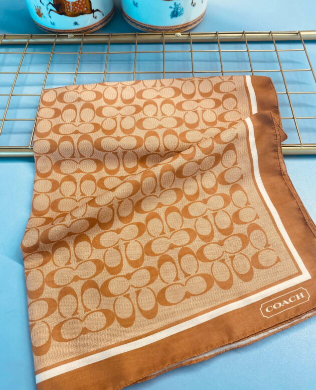 COACH DESEN PAMUK İPEK ŞAL-10006-HARDAL