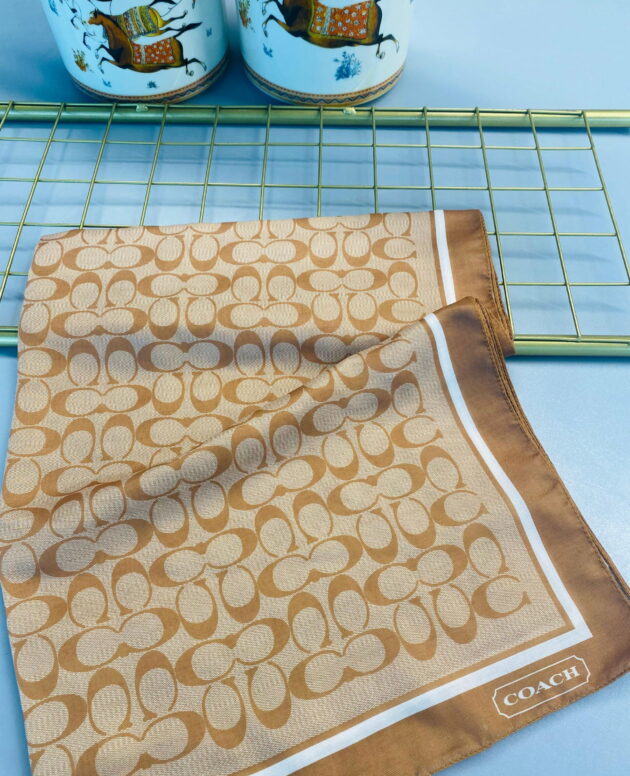 COACH DESEN PAMUK İPEK ŞAL-10006-TARÇIN