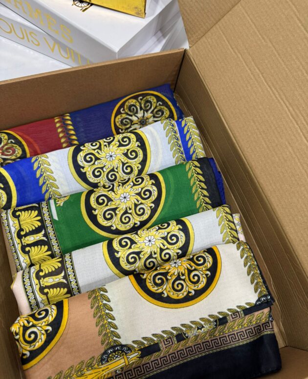 En Çok Satan 5'Li Set Versace Pamuk İpek Şal