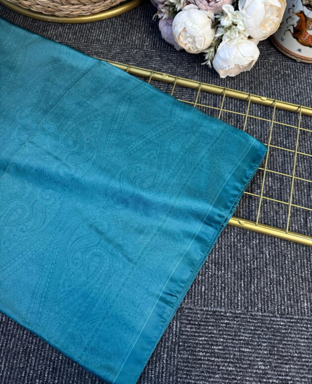 Nisyan Vual İpek Şal-901465-Zümrüt