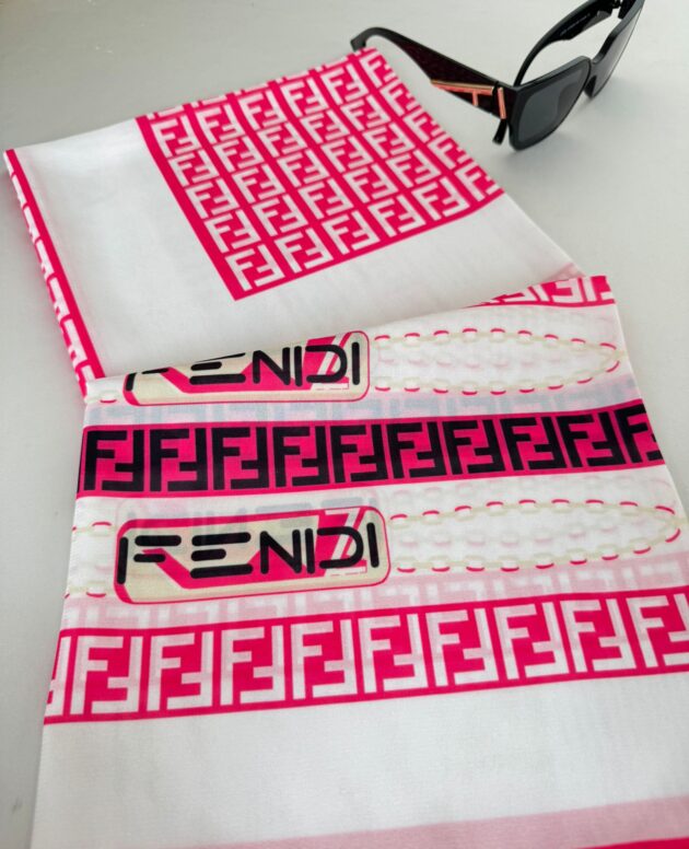 Fendi İpeksi Eşarp 241351 - Fuşya
