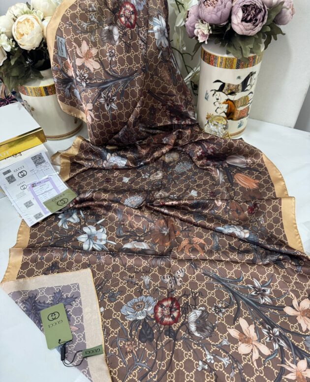 İthal Çifttaraflı vual ipek 23561 - açık sarı/ kahve